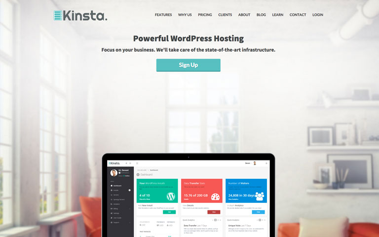 Kinsta WordPress Hosting Provider