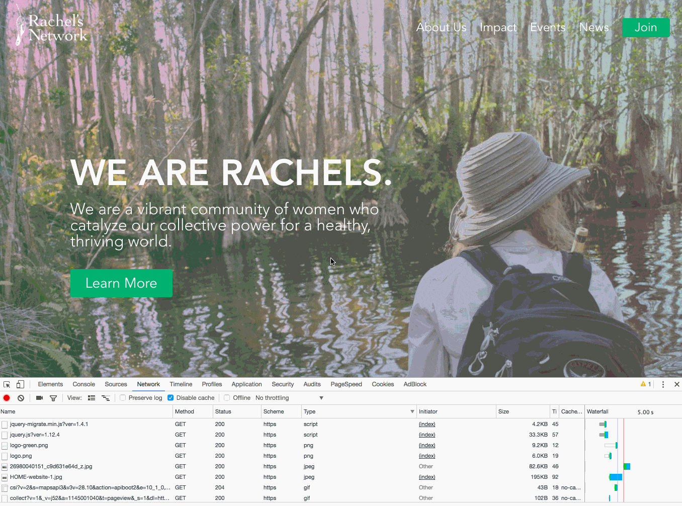 fullwidth header responsive